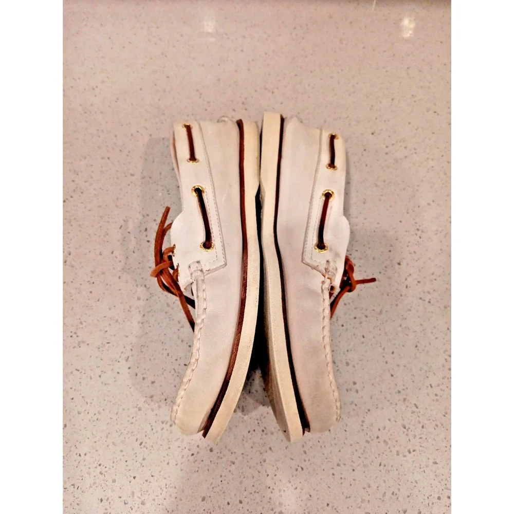 Sperry Mens Gold Cup Ivory Size 9.5M